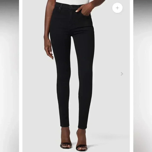HUDSON Barbara High-Rise Super Skinny Jean Faint Shimmer 25 - Picture 1 of 8